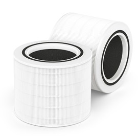 2-pack Core 200S Replacement Filter, Compatible with LEVOIT Core 200S Smart WiFi Air Purifier, 3 Stages HEPA Filter, Compare Part# Core 200S-RF, Core 200S-P
