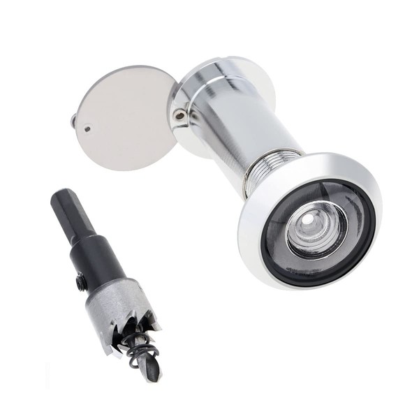 HOJLKLD Door Viewer Peephole, 200 Degree Door Viewer with 16mm/0.63inch