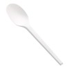 6.5 Inch Compostable Spoons, 50 Heavy-Duty Spoons - Sustainable Build,