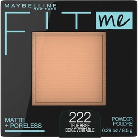 Maybelline New York Fit Me Matte Plus Poreless Powder, True Beige, 0.3 Ounce