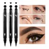 Veraly Delineador De Ojos Negro Plumón Y Sello De Figuras