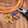 120 Pcs Insulated Straight Wire Terminal Connectors, Butt Splice Connectors,