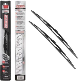 Motor Trend Ultrafirm Replacement Windshield Wiper Blades - Advanced Crystal-Clear Streak-Free Premium Blade Design - All Season, All Weather (20 Inches (1 Piece))