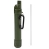 Outdoor Water Filter Straw Water Purifier with Compass Whistle Carabiner