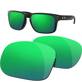 Premium Replacement Lenses for Oakley Holbrook OO9102 Sunglasses High Definition - Polarized (GREEN)
