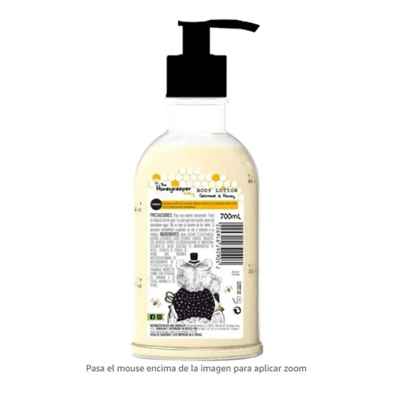 Crema Corporal The Honey Keeper Body Lotion Avena Miel 700ml