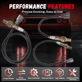 2Pcs 89467-33040+1Pcs 89467-42020+1Pcs 234-4603 Upstream Downstream O2 Oxygen Sensor Compatible with 2001 2002 2003 Toyota RAV4 2.0L