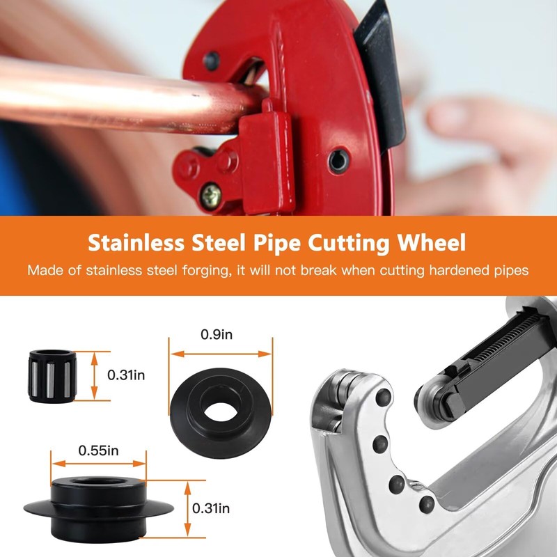 4-Pack 29973 E635 Stainless Steel Pipe Cutting Wheel for RIDGID
