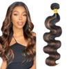 Ombre Bundle Fb30 Body Wave Human Hair Bundles Highlight Brown