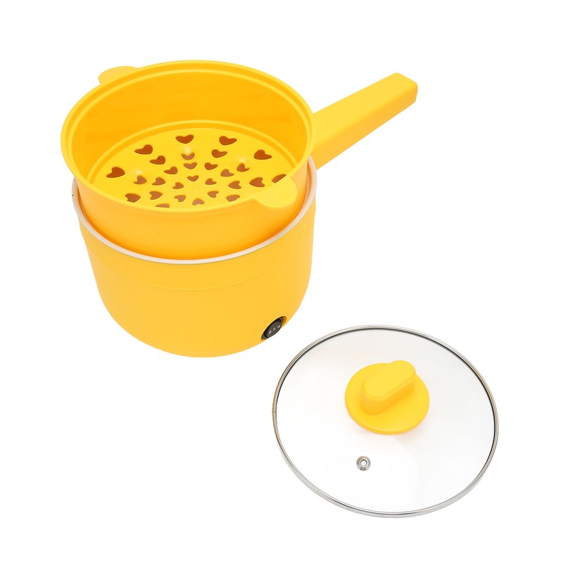1.8L Multifunctional Electric Pot Annular Heating Tube Long Handle Double