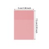 ONLYKXY 2 Pack Rectangle Transparent Sticky Notes 2.95x1.96inch Waterproof Index