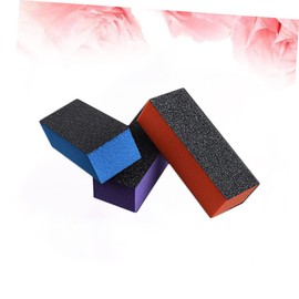 Minkissy 18pcs Nail Buffer File Blocks Professional Three-Sided Sponge Nail Shiner for Manicure Pedicure Portable Gentle Buffing Filing for Home Salon Use Orange