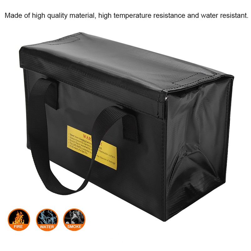 Explosionproof Lipo Battery Safe Bag Large Space Charging Batteries Storage