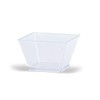 EcoQuality 8oz Clear Square Bowl – Disposable Plastic Serving Bowl