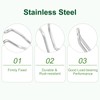 sourcing map 10Pcs Pegboard Hooks, Stainless Steel Peg Board Display