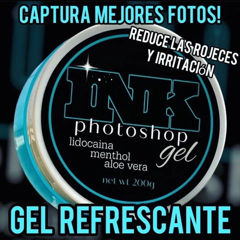 Kit Ink Balsamo Tatuajes 250g, Pega Stencil 8oz, Gel 200g