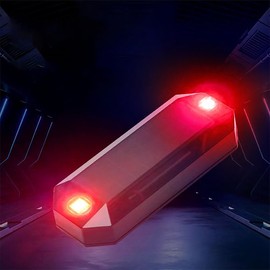 Triangular Solar LED Warning Light MINI/Vehicle Motorcycle Bicycle Lantern / 삼항 태양열 LED경고등 MINI/자동차량 오토바이크 자전거 랜턴
