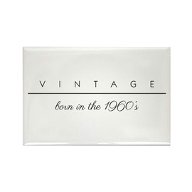 CafePress Vintage 1960 Magnets Rectangle Magnet, 3"x2" Refrigerator Magnet