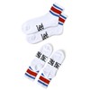 Lee Men's Socks, Large Size, 5 Pairs Set, Line Socks,