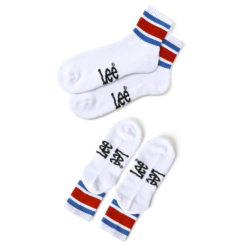 Lee Men's Socks, Large Size, 5 Pairs Set, Line Socks,