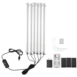 6 Head 54W 216LEDs Plant Growth Light with 3 Light Modes Automatic On Off Timer Full Spectrum Garden Lamp  100‑240V