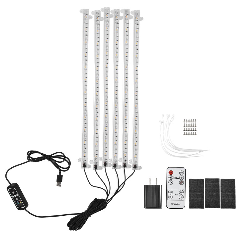 6 Head 54W 216LEDs Plant Growth Light with 3 Light