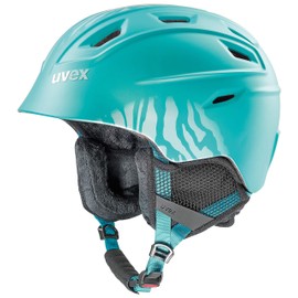 Uvex Erwachsene Fierce Skihelm, Petrol met mat, 59-61 cm