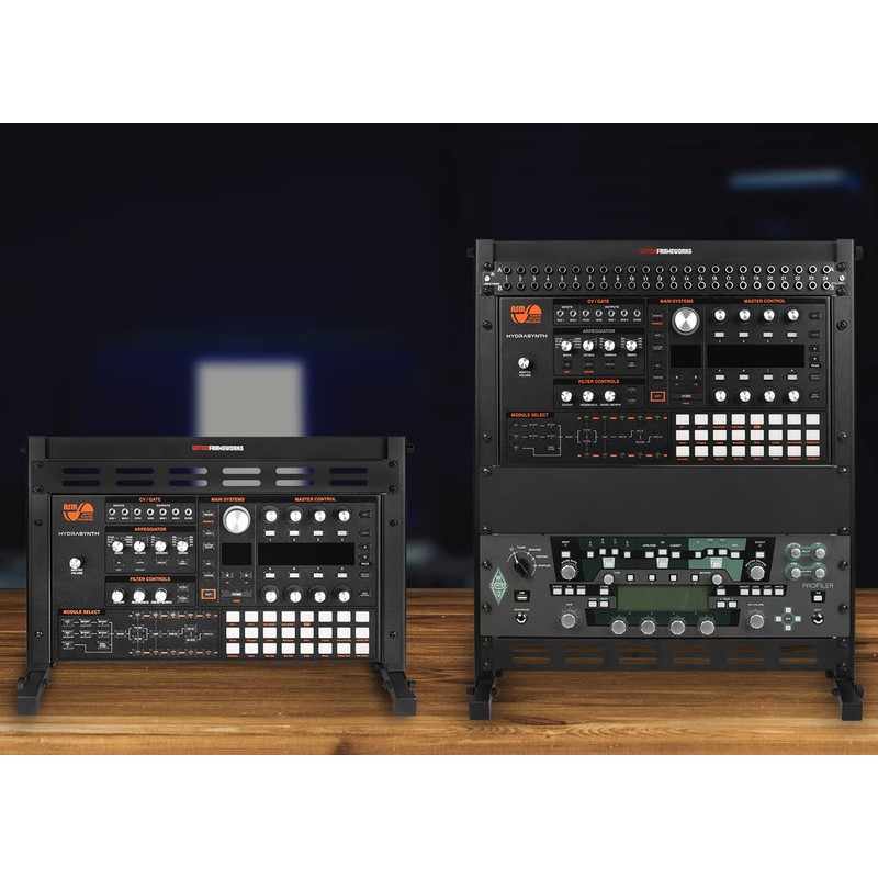 Gator Frameworks Angled Metal Desktop Rack Stand with Non-Slip Rubber