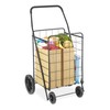 Whitmor Extra Large Utility Foldable Shopping Cart with Wheels, 100