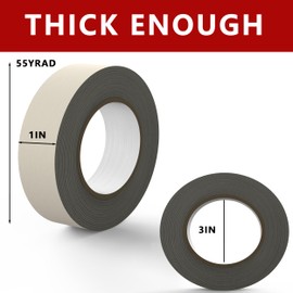 SWRT Masking Tape 1 inch x 55 Yards x 24 Rolls (1320 Total Yards), Adhesive Painting Tape Bulk for General Purpose Beige White Color for Painting, Crafting, School Stationery, Arts, Home Use etc | SWRT