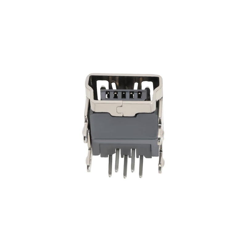 YINETTECH 5pcs Microphone Charging Port Mini USB 5 Pin 4