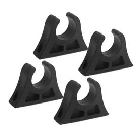 Marine Pole Holder Clips, Boat Paddle Holder Clips, Plastic Labor Saving Oar Pole Keeper, Sturdy Rowing Boat Hook Clips for Kayaks, Specifically Engineered Lightweight and (4 Pcs)