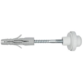 AERZETIX - C57820 - Set of wall mounting for sanitary wall washbasins - threaded bolt M8x100mm - dowel diameter 12x60mm - fixing set for basins