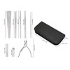 8Pcs Pedicure Knife Stainless Steel Dead Skin Remover Portable Foot