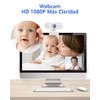 ZZCP Webcam con Microfono para PC,Camara Web para PC HD