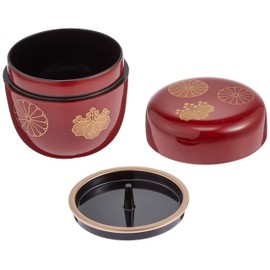 Nakatani Brothers Shokai 33-4804 Yamanaka Lacquerware 2.2 with Inner Lid, Akie Kodaiji