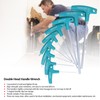 9Pcs Hex Wrench TShape Double Head NonSlip Handle Screw Tightening