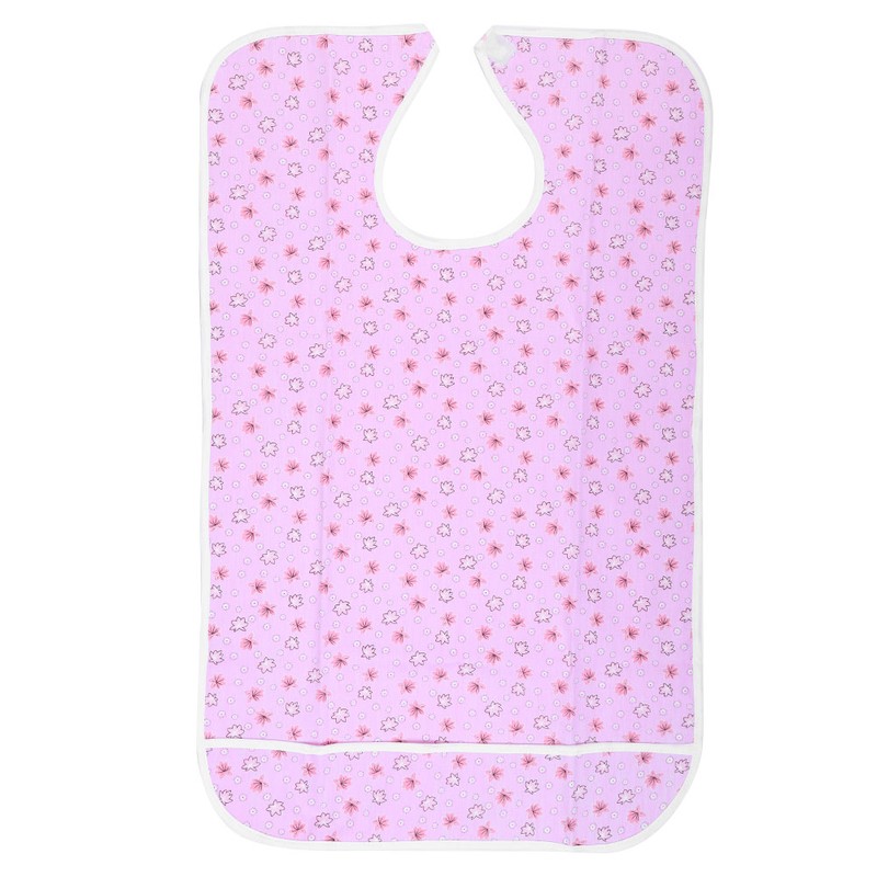Double Layers Waterproof Saliva Towel Aprons Eating Bib Dining Aid