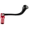 Tusk Folding Shift Lever +10mm Black/Red Tip Compatible with Honda