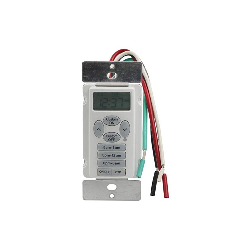 Prime EZ-Set Indoor Digital in Wall Timer White