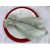 Linen Napkins –100% French Flax – Hemstitch Stonewashed Pure Linen