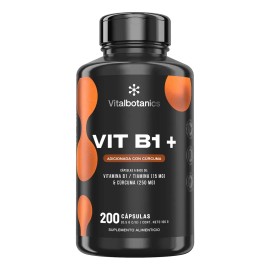 Vital Botanics Cúrcuma Cápsulas 250mg Vitamina 200 Vit Energía Metabolismo Suplemento Gluten Azúcar