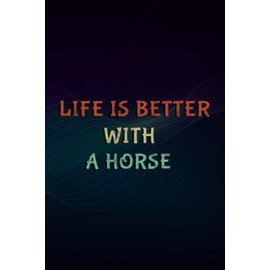 Christmas gifts: Funny Cool Horse Lover, Life Is Better With A Horse Raglan Baseball Funny: A Horse, Gifts for Women, Mom Grandma Sister Best Friend ... Valentine's Thanksgiving Mothers Day