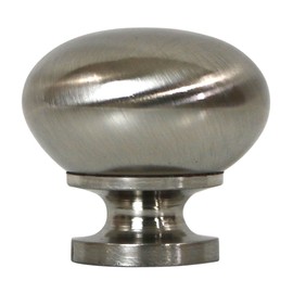 Designer’s Edge Cabinet Hardware 1 1/4 Inch Hollow Satin Nickel Knobs, 8 Pack