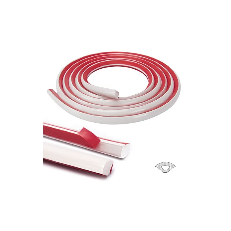 Art3d 10Ft Flexible Trim Caulk Strip, Peel and Stick Trim