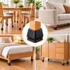  16-Piece Chair Leg Floor Protectors for Furniture -Felt Bottom
