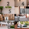 House Numbers- Solid Outside Cast Iron Address Number-5.5 Inch Metal