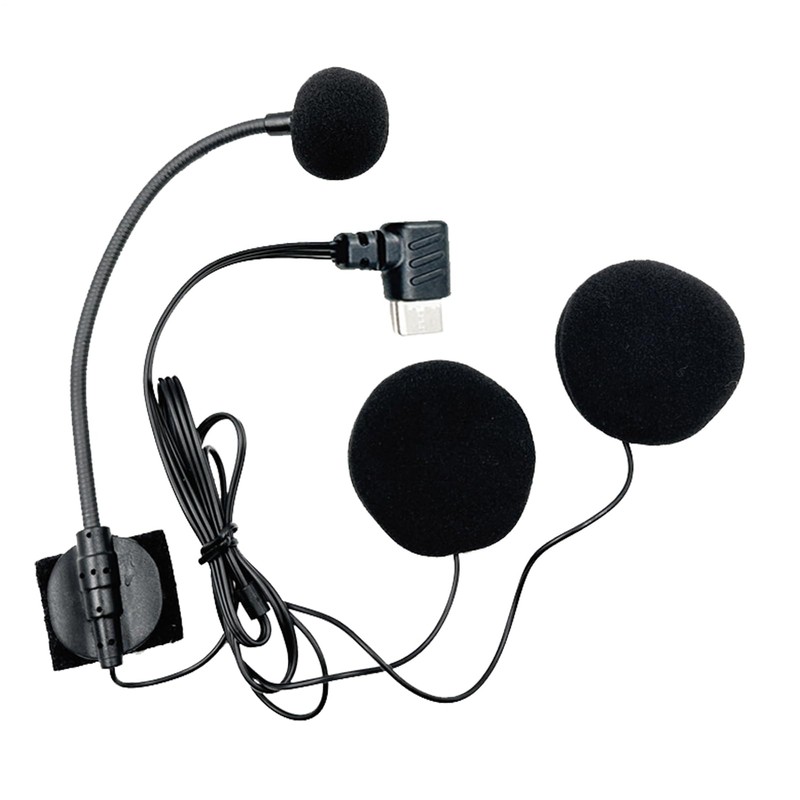 Helmet Microphone and Speaker - Motorbike Helmet Microphone | Noise-Cancelling