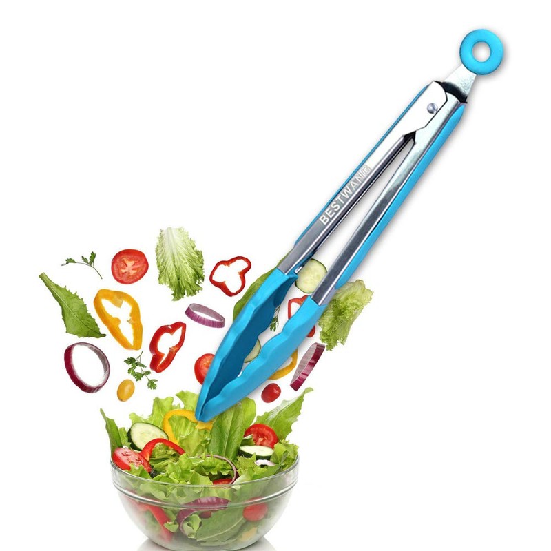 Kitchen Utensil Set - 11 Cooking Utensils - Colorful Silicone