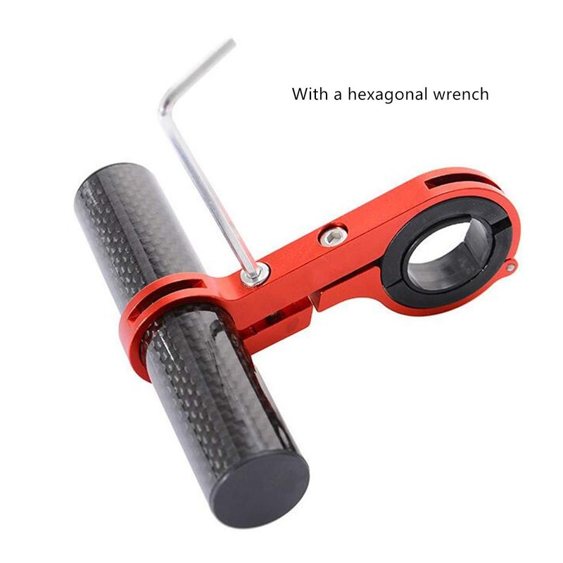 Homieco Bicycle Handlebar Extender Carbon Fiber Single Clamp Extension Mount